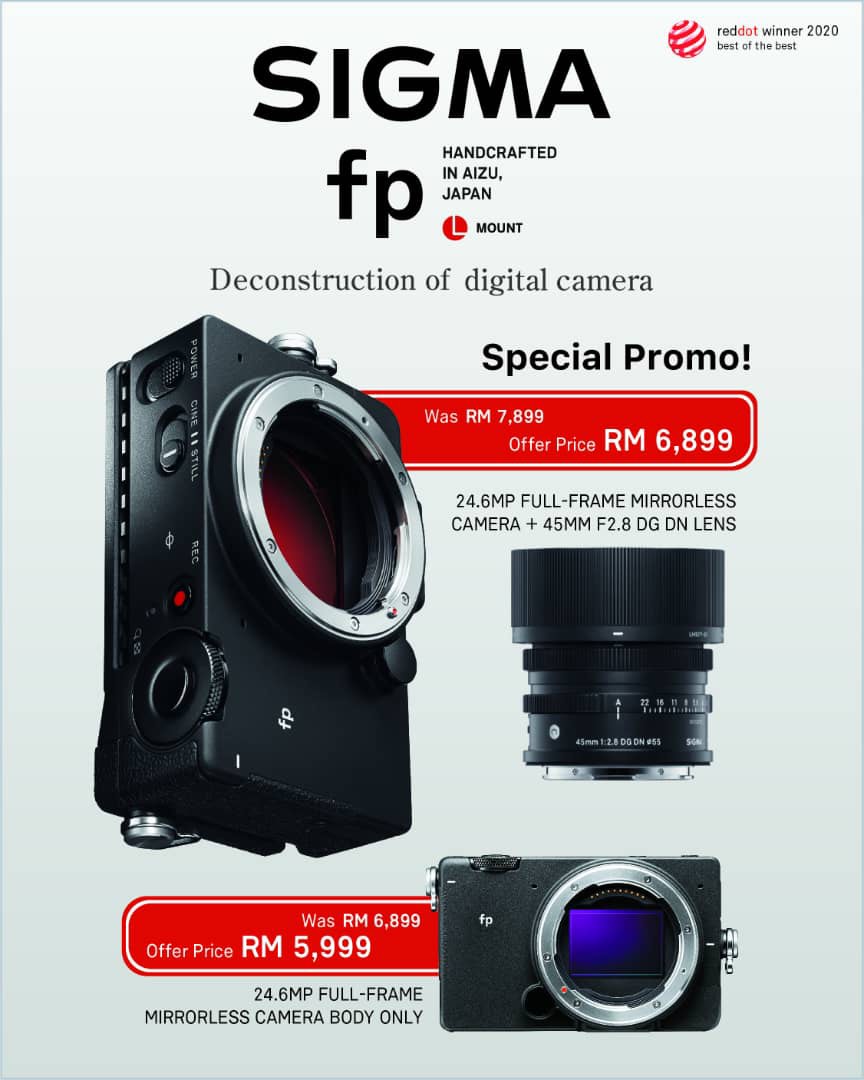 Promo Camera Sigma FP Camera Promo, Photography, Cameras on Carousell