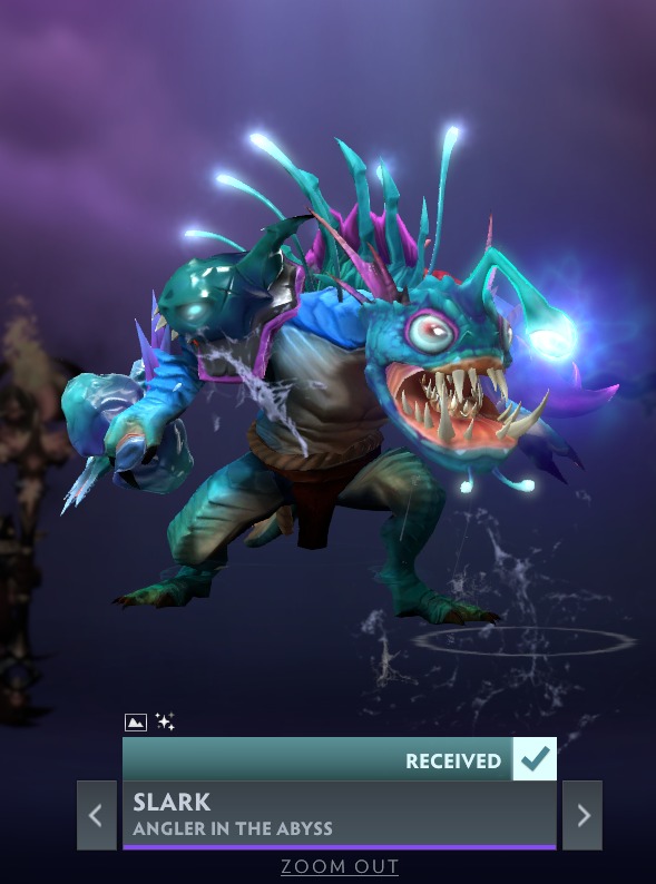 Slark Collector Cache - Angler In The Abyss Dota 2 Crownfall II 2024 ...