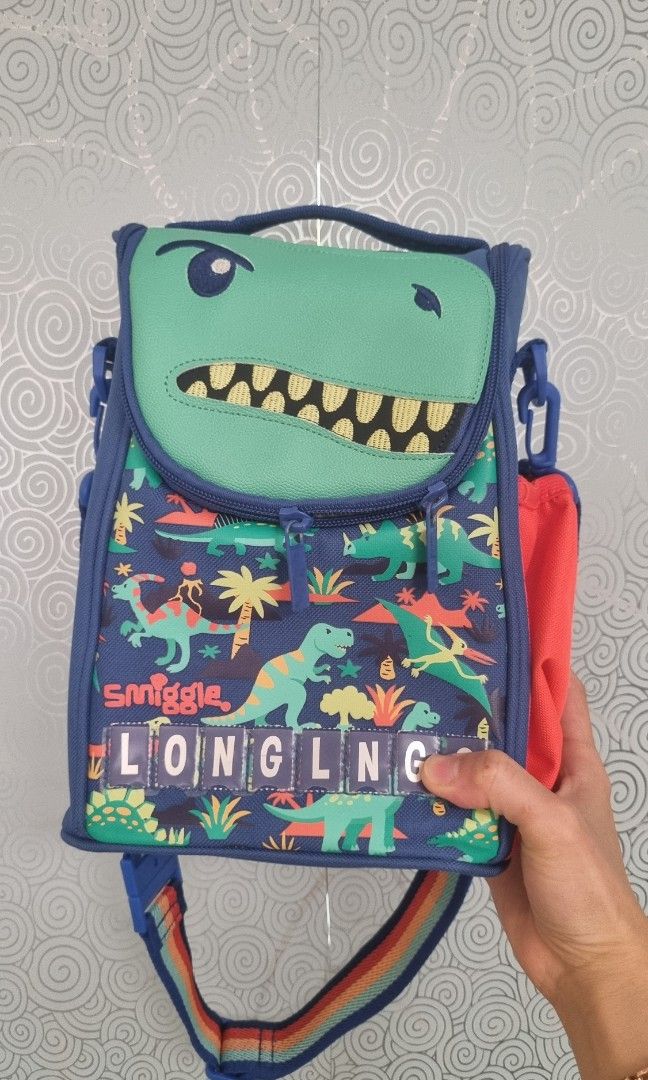 Smiggle dinosaur lunch bag 2025