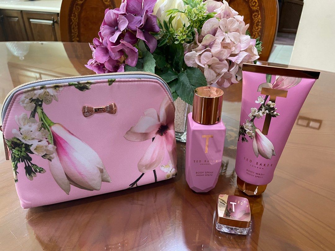 Ted baker peony spritz toiletry bag intensuive gift