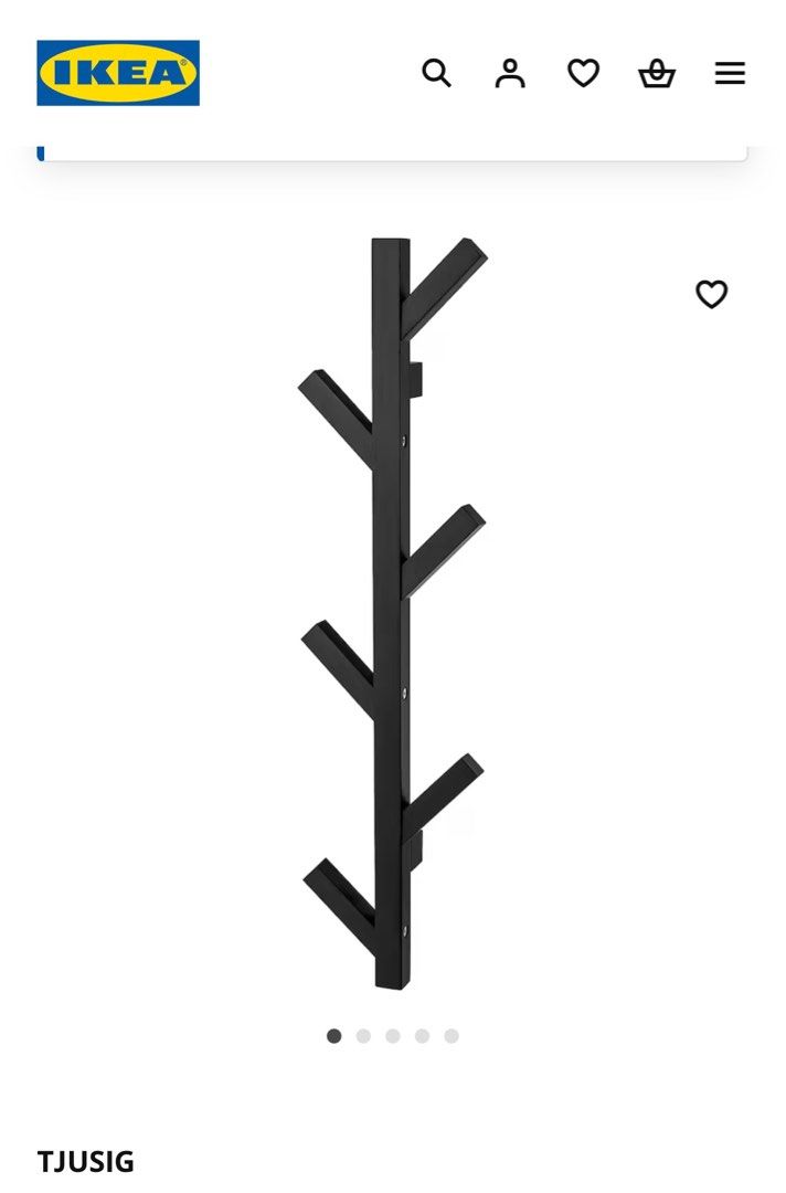 Ikea tjusig coat rack online