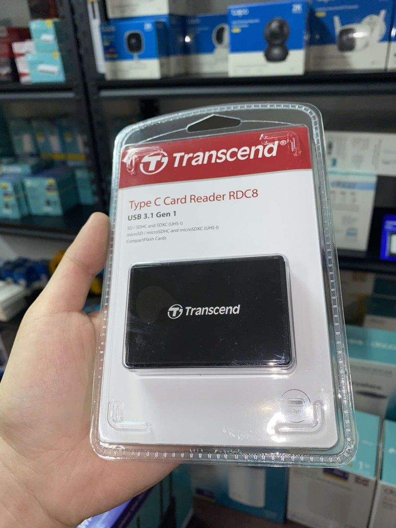 Transcend RDC8 SD/microSD/CF Card Reader USB Type-C 3.1 TS-RDC8K2 (Category: Other Accessories) located in Pasig City. Submitted by techubstoreandaccessories (Listing ID 1328821791, Image 1). Description: Transcend RDC8 SD/microSD/CF Card Reader USB Type-C 3.1 TS-RDC8K2 Ready for Pick Up / Delivery ‼️ 📌 DETAILS: ✅Actual Picture Posted. ✅BRAND NEW & ORIGINAL. ✅7 Days Replacement for Factory Defects and 1year Warranty. (Terms and conditions apply)