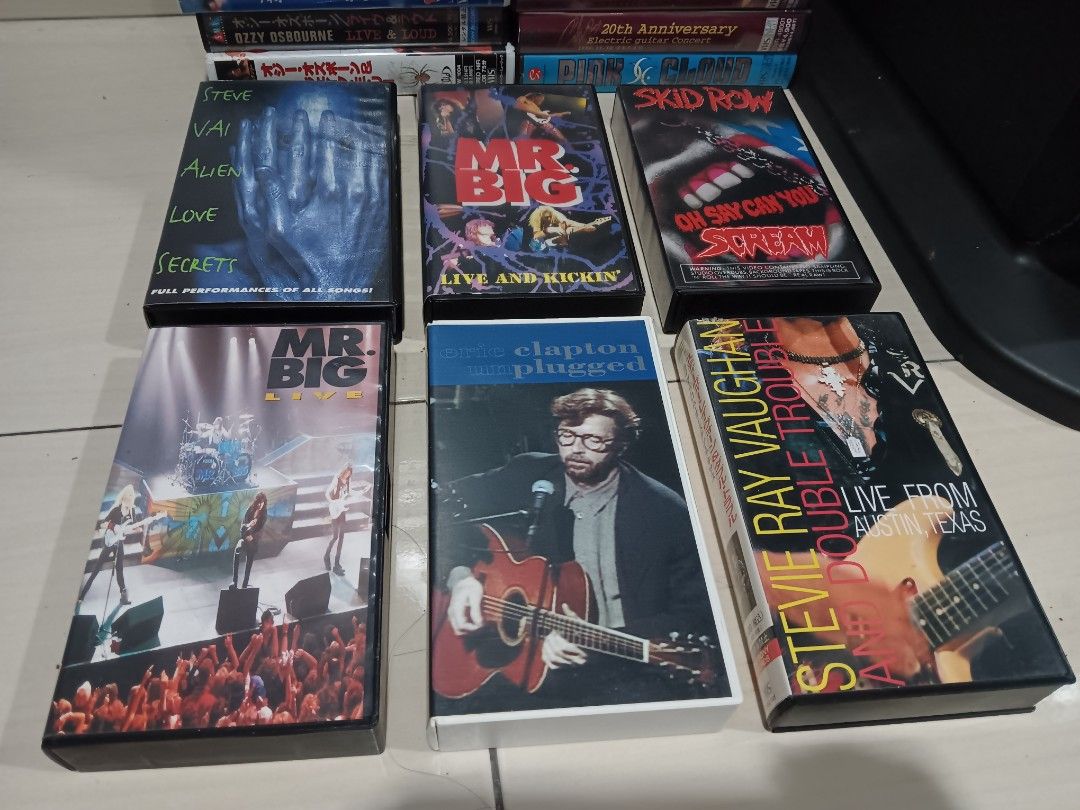 VHS Video Tape Various Rock/Pop/Punk/etc Bands, Hobbies & Toys, Music ...