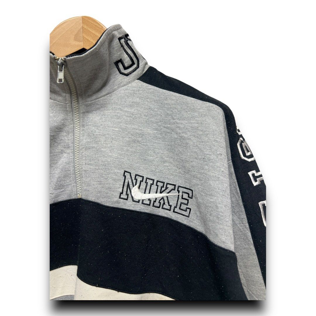 90's NIKE jersey half zip pullover VINTAGE NIKE HALF ZIPPER
