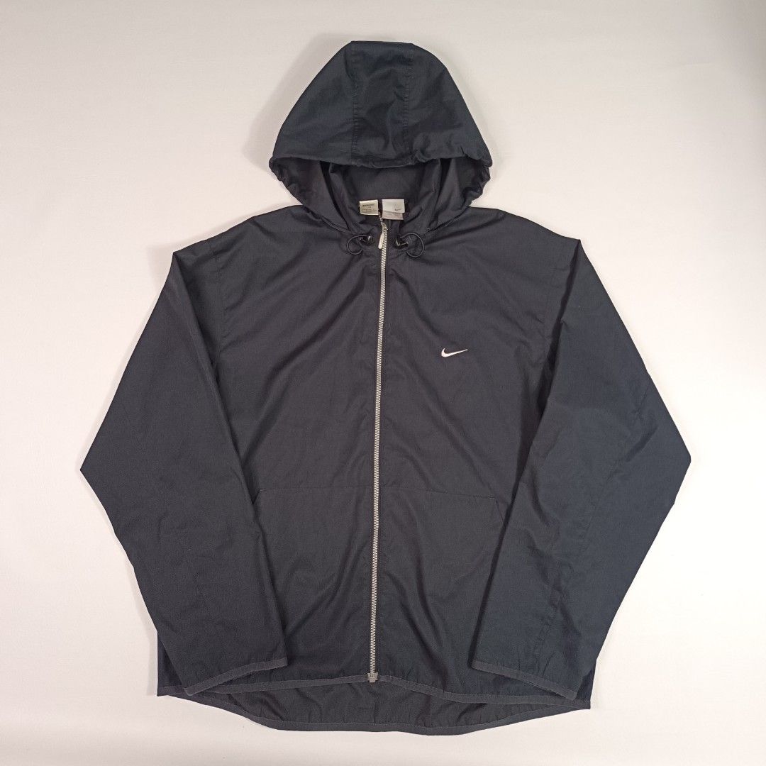 Vintage black nike windbreaker hot sale