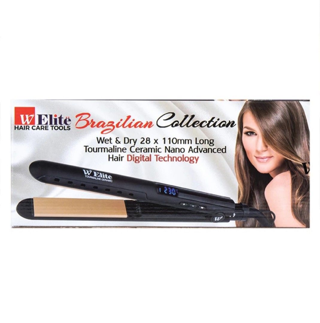 W Elite Nano Tourmaline Wet And Dry Hair Iron Beauty Personal Care Hair on Carousell