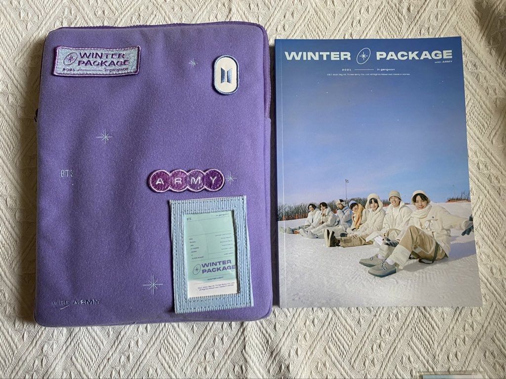 Bts winter package 2021 pouch on sale
