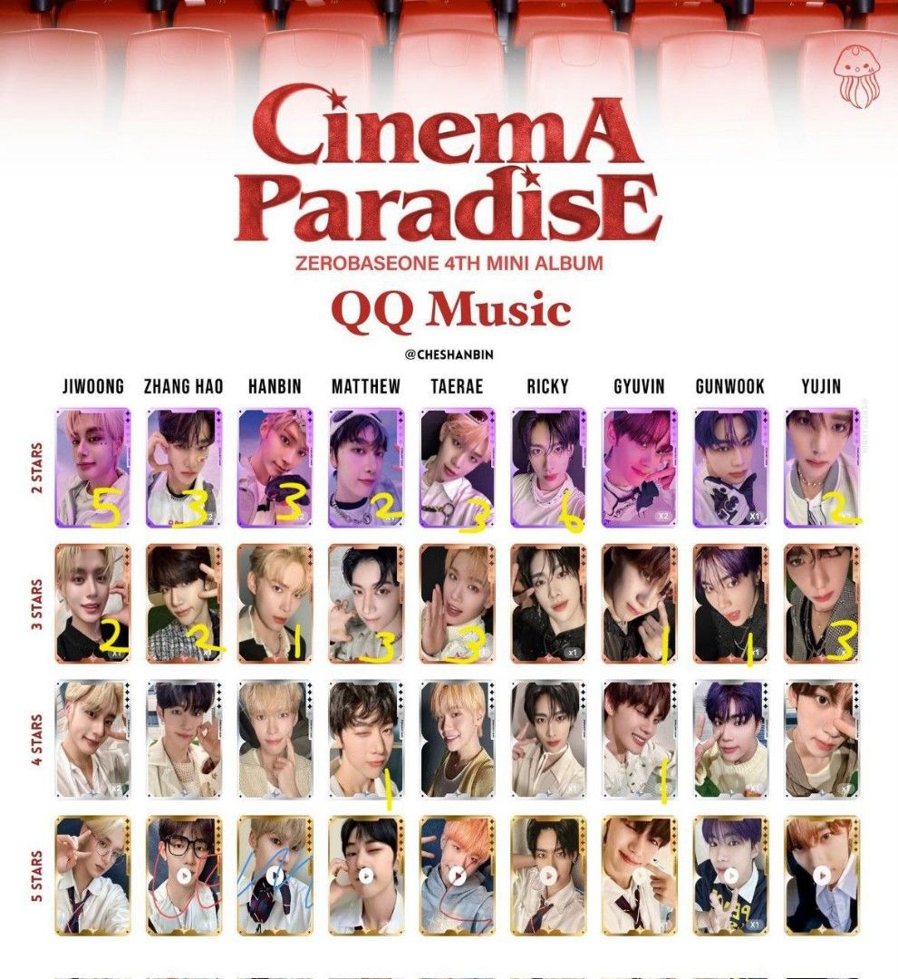 Wtt/wts zerobaseone zb1 qq music pcs, Hobbies & Toys, Memorabilia