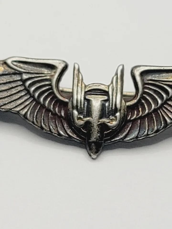 WW2 US Army Air Corps Sterling Silver Air Gunner Bomber Wings, Hobbies ...