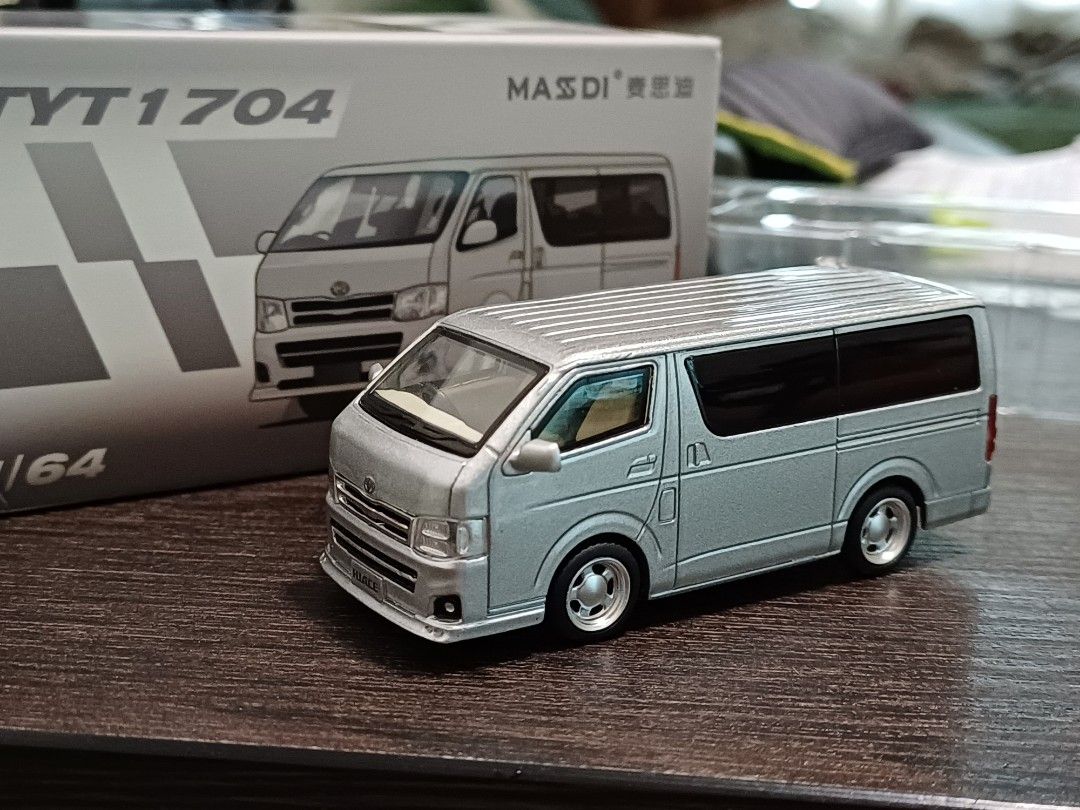 京商 1/64 TOYOTA HIACE ADVAN Massdi 1：64 TYT1710-2010 Toyota Hiace Advan Model Toy | eBay