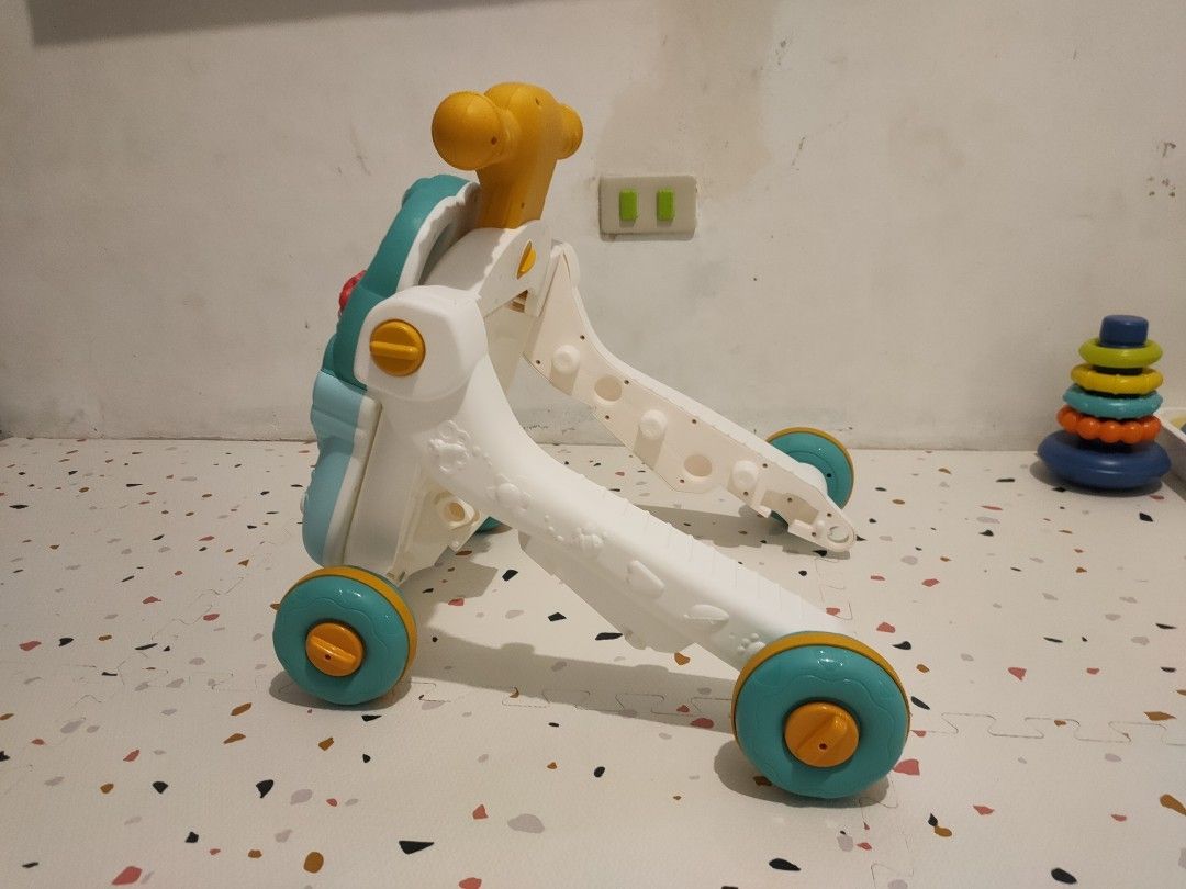 5in1 Push walker (Category: Infant Playtime) located in Santa Rosa. Submitted by prelovedbydaaaiii (Listing ID 1333629320, Image 2). Description: Fixed priced at 500. I bought this for 1400 online. Includes all items, accessories, and original box. RFS: Decluttering MOP: Gcash, Maya or BDO Delivery: J&T,LBC or Lalamove Sure buyers only. Details are provided-let’s keep it quick and easy for both of us!.