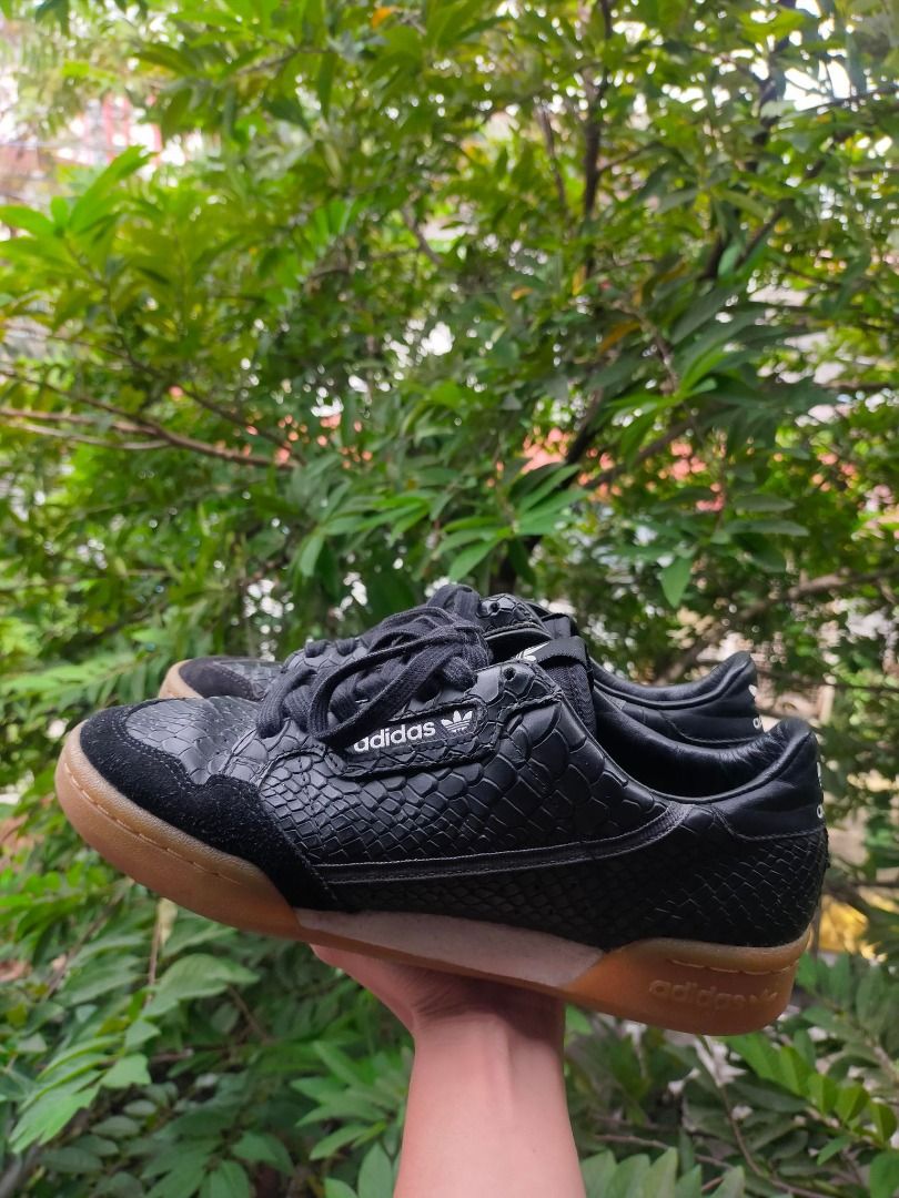 Adidas Continental 80 Python Black 2018 Rare Men s Fashion Footwear Sneakers on Carousell