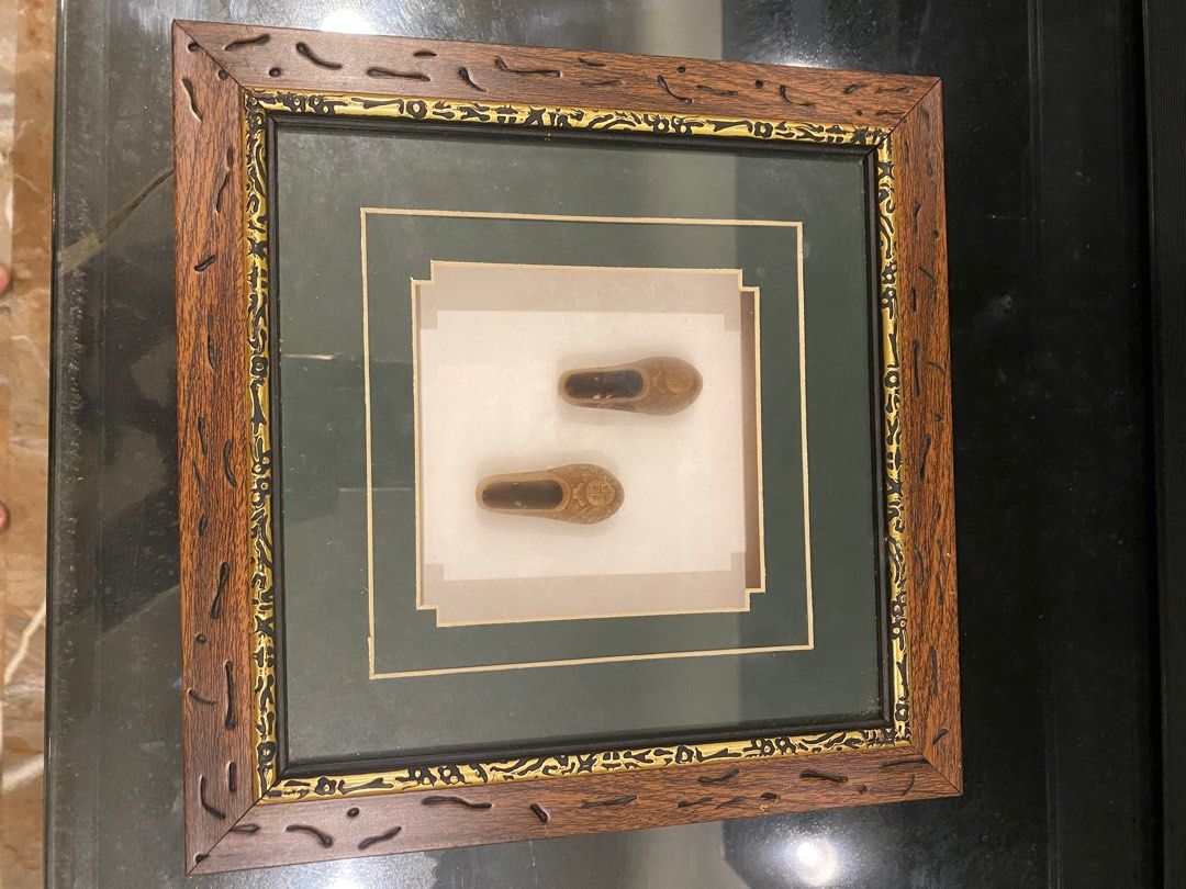 Antique Frame with Mini Boots, Furniture & Home Living, Home Decor ...