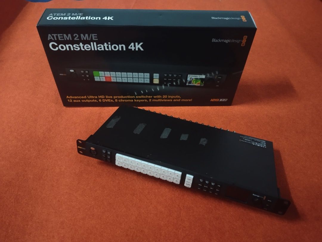 ATEM 2 M/E Constellation UHD 4K Live Production Switcher Equipment ...