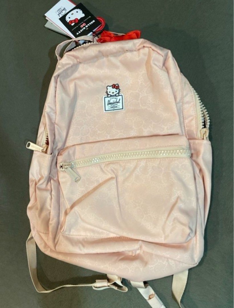 authentic herschel pink hello kitty bag pack Women s Fashion Bags Wallets Backpacks on Carousell