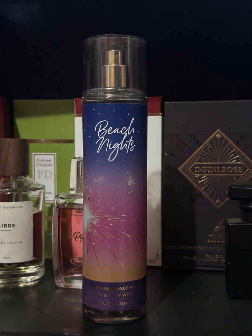 Beach nights by bath and body works (Category: Fragrance & Deodorants) located in Quezon City. Submitted by wynnes (Listing ID 1333548058, Image 1). Description: #bbw #bathandbodyworks Authentic bbw 95% full Grab or lalamove only .