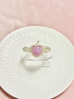 心形紫鋰輝天然水晶珍珠手鐲🔮64204533432065110