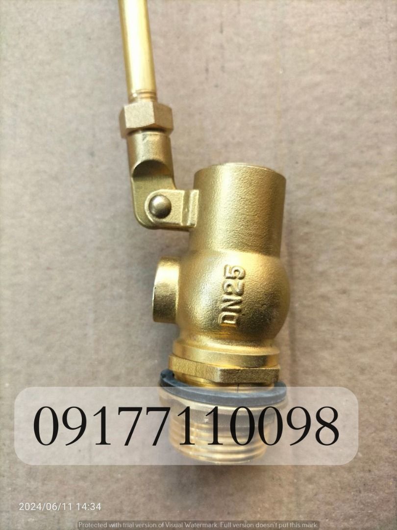 Brass Float Valve (Category: Construction Tools & Equipment) located in Manila. Submitted by joeyroque09 (Listing ID 1333569856, Image 2). Description: .