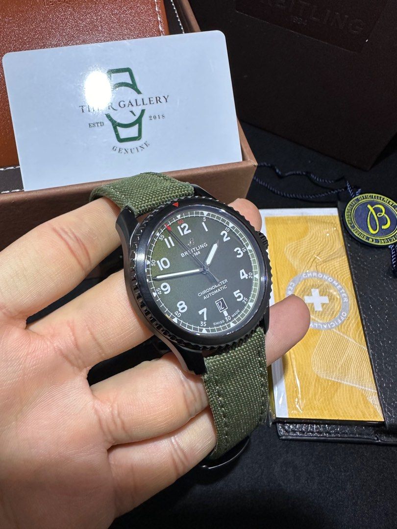 Breitling Aviator 8 Automatic 41mm Black Steel Curtiss Warhawk M173152A1L1X1 Men s Fashion Watches Accessories Watches on Carousell