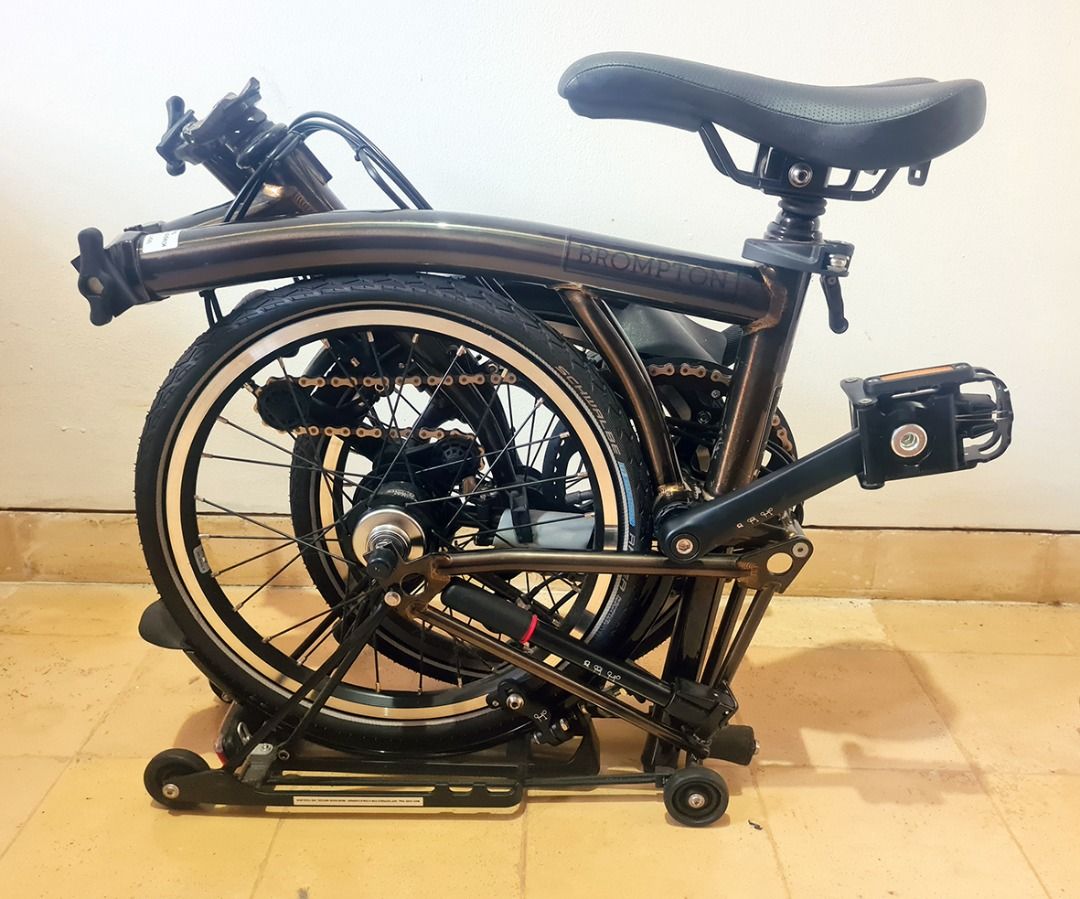 Brompton M6l Black Edition Brompton Black Edition Titanium M6L
