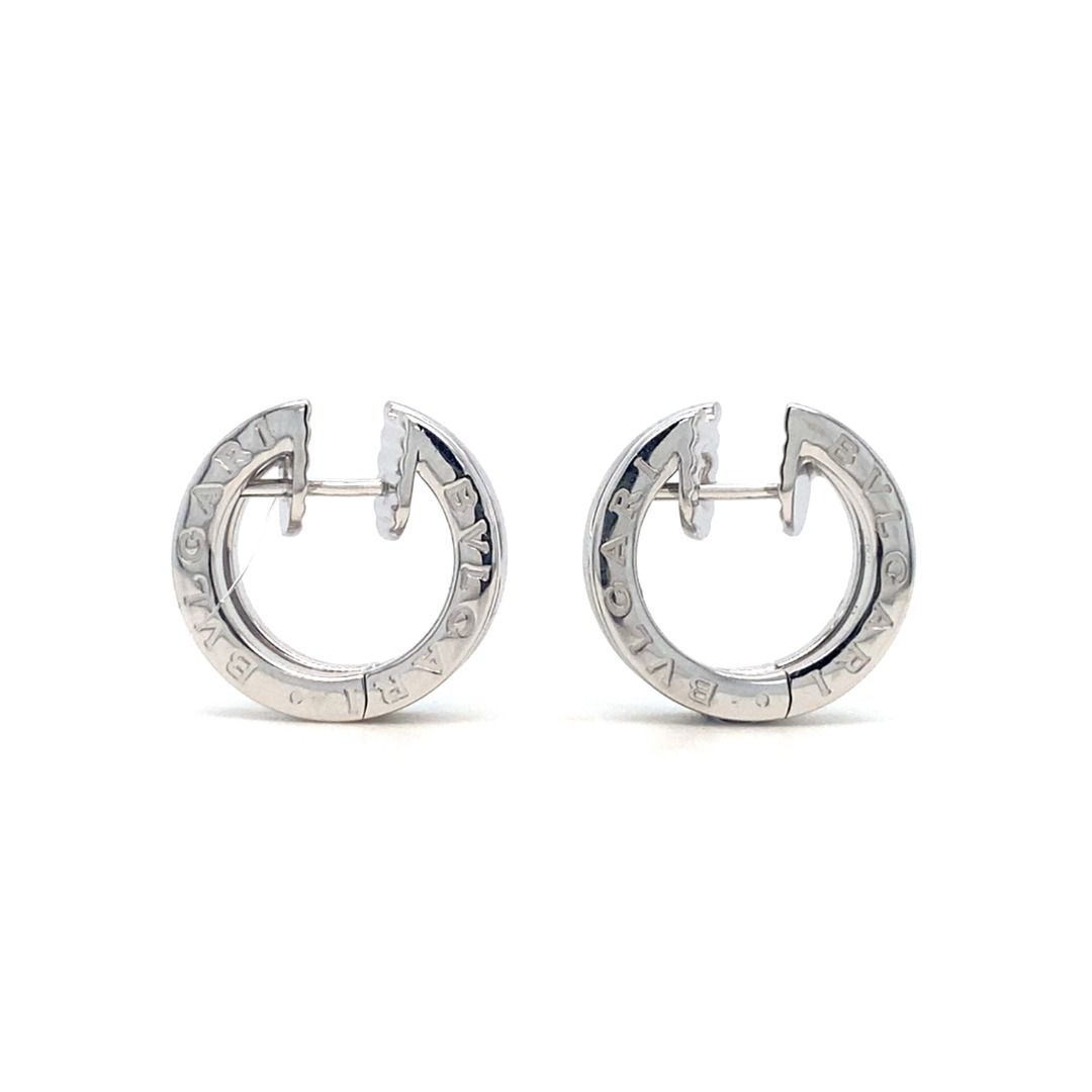 BVLGARI White Gold B.zero1 Earrings Women s Fashion Jewelry Organisers Earrings on Carousell