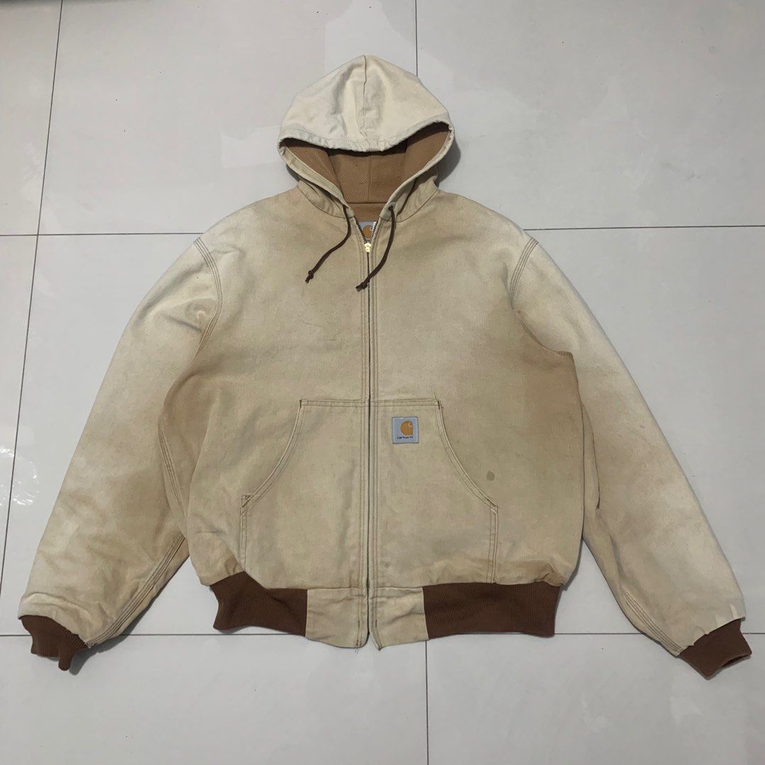 CARHARTT ACTIVE JACKET HOODIE Men s Fashion Coats Jackets and Outerwear on Carousell