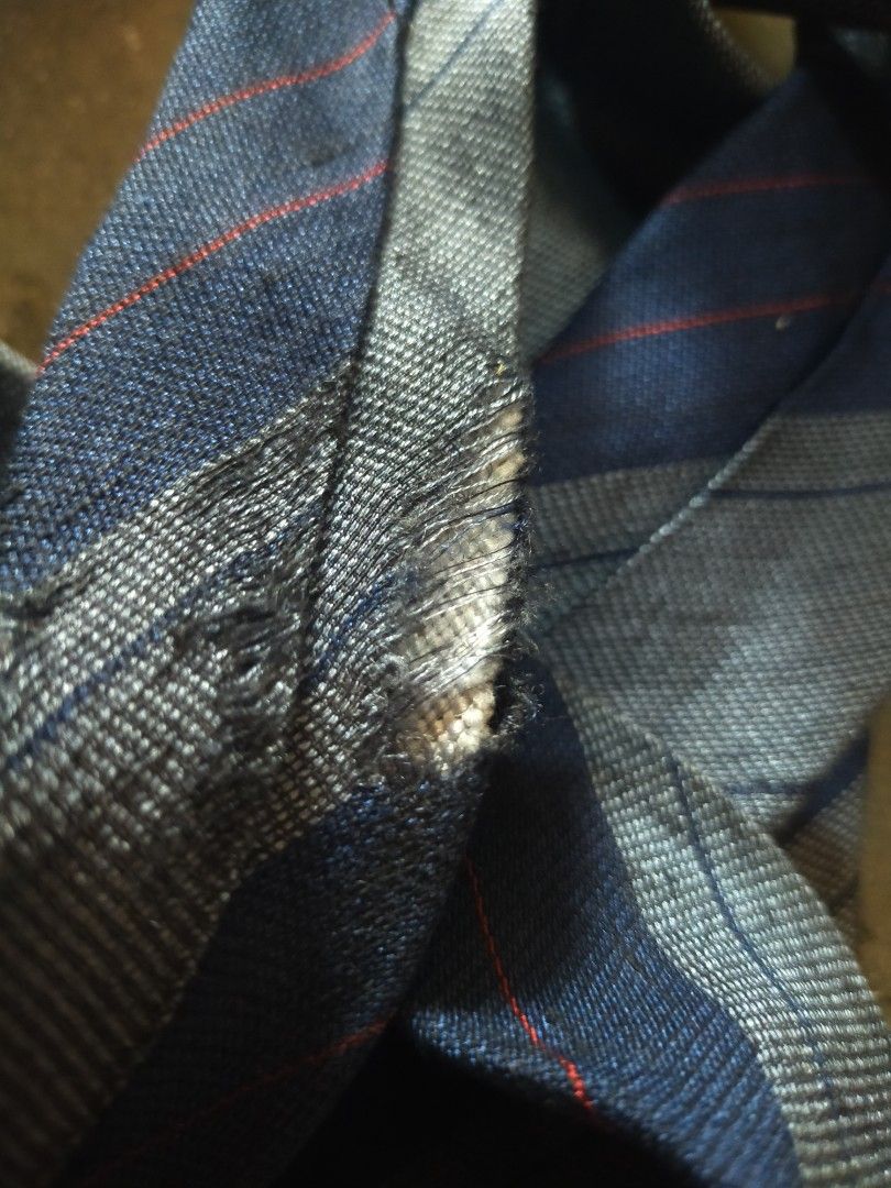 Christian Dior striped necktie blue (Category: Ties) located in Cabuyao City. Submitted by PHdowner30 (Listing ID 1333564582, Image 3). Description: FOR SALE ONLY Christian Dior striped necktie blue Good condition Authentic No box Issue: minimal damage P400 + SF negotiable Pm.