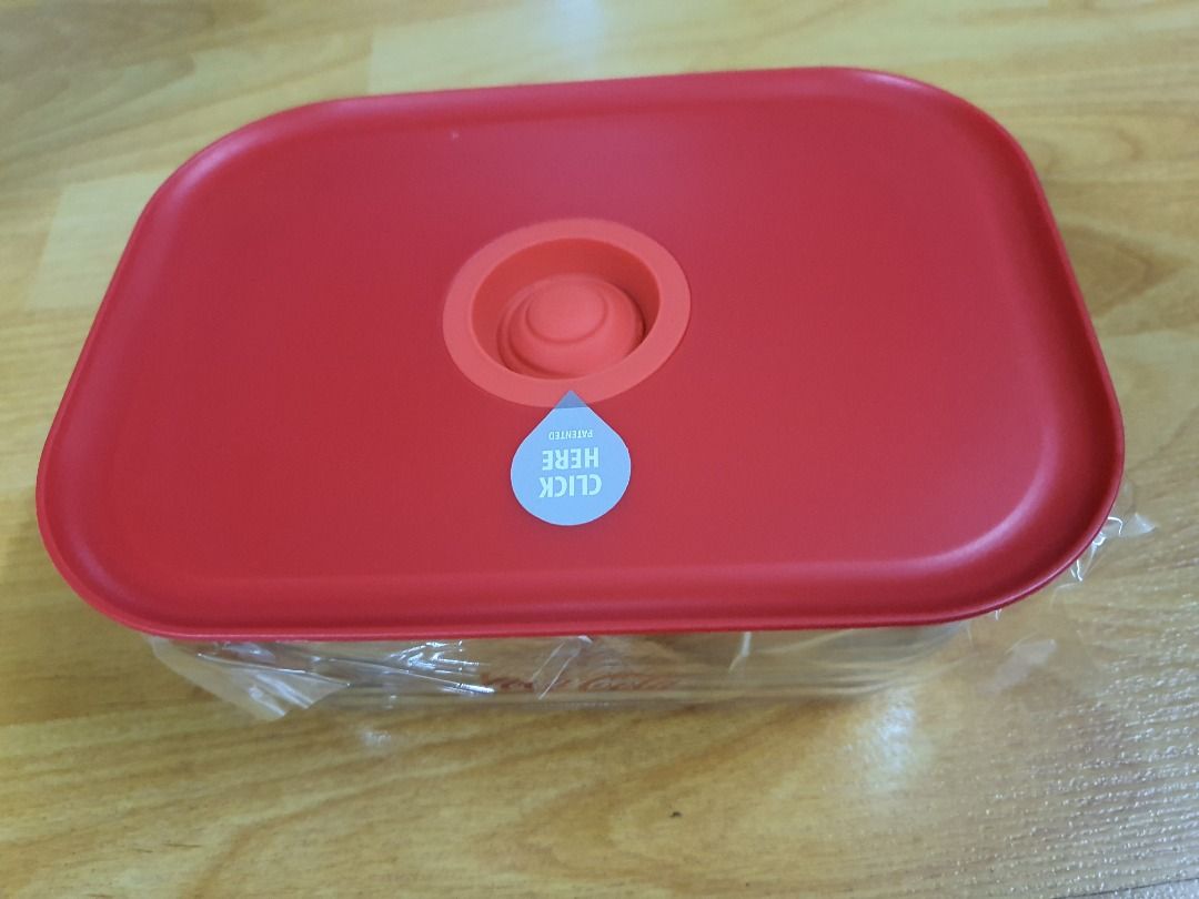 Coca Cola CLIK Glass Container with Valve Airtight, Furniture & Home ...