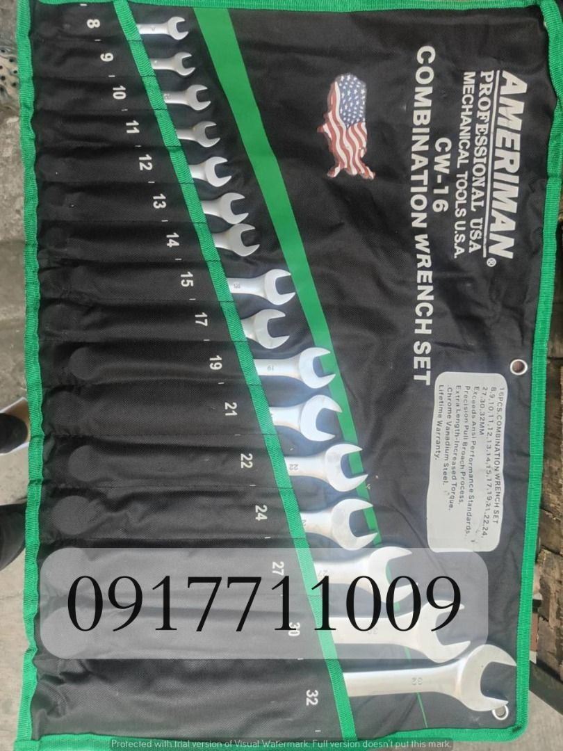 Combination Wrench (Category: Construction Tools & Equipment) located in Manila. Submitted by joeyroque09 (Listing ID 1333550216, Image 2). Description: .