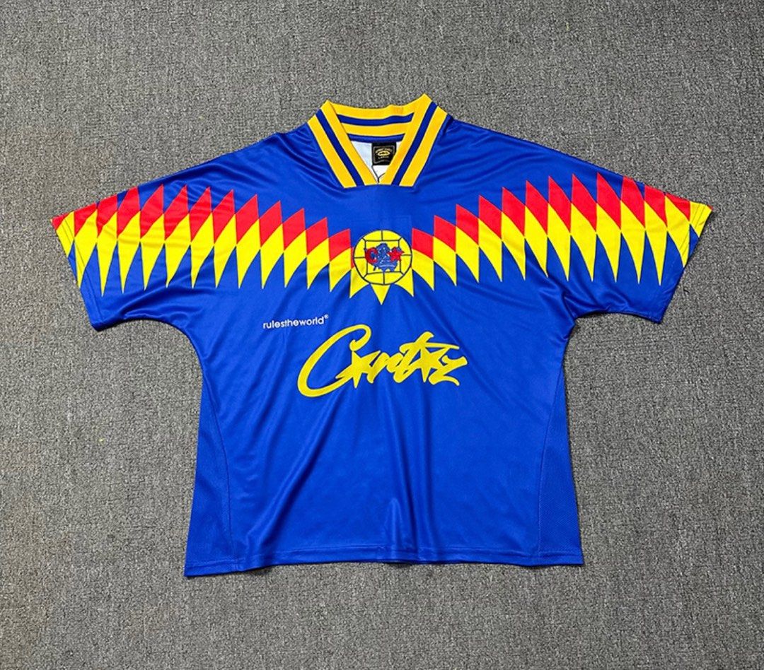 CORTEIZ FLAMES FOOTBALL JERSEY Lサイズ Corteiz Football