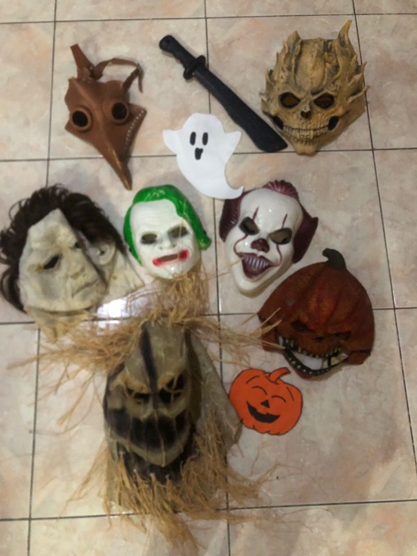 Costumes , mask , events , Halloween 👻 (Category: Occasions & Party Supplies) located in Muntinlupa City. Submitted by sunsandandwaves (Listing ID 1333602333, Image 1). Description: Mask starts at 300 to 499 only .