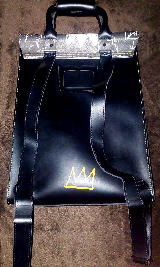 burberry backpack leather Burberry Embossed Check Backpack