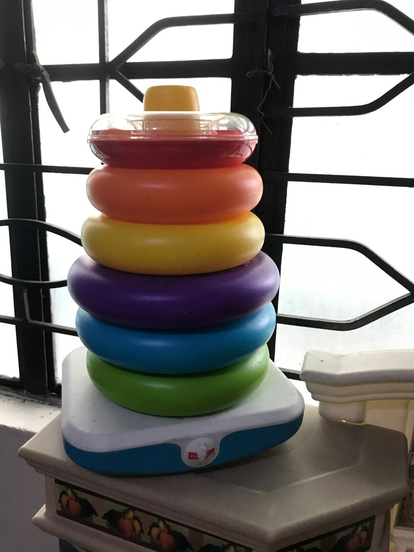 Fisher price giant ring toy, Babies & Kids, Infant Playtime on Carousell