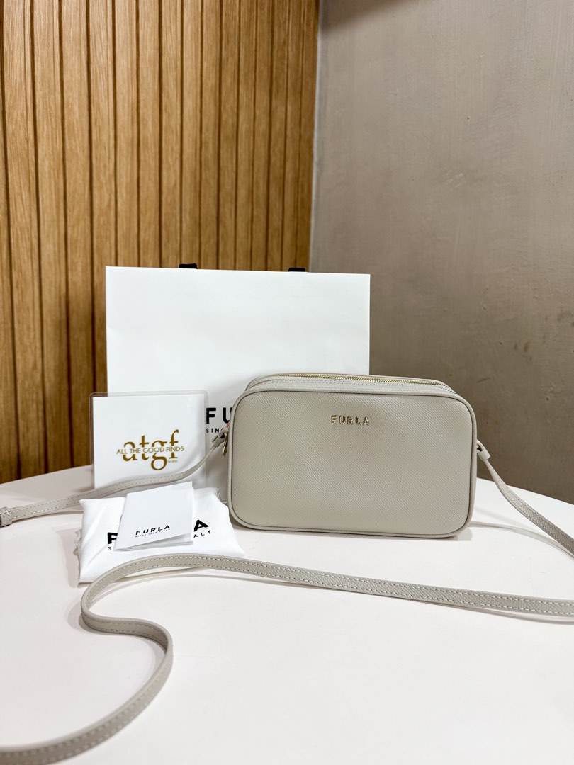 Furla Double Zip Crossbody Bag Luxury Bags Wallets on Carousell