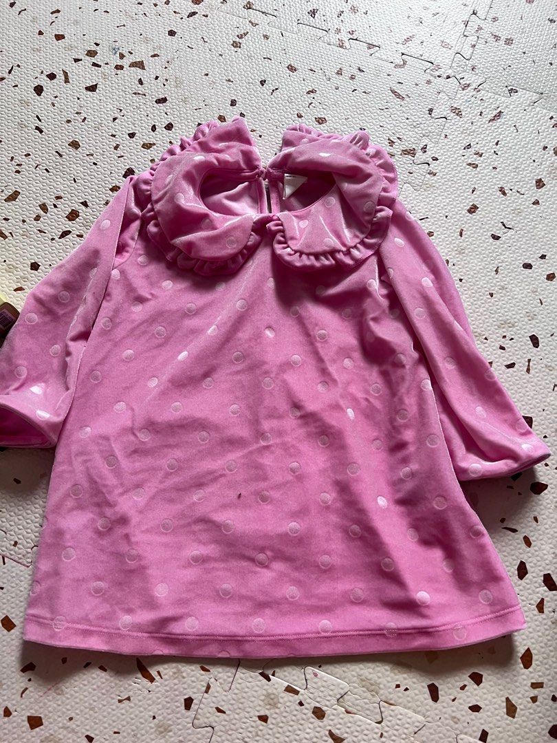 H&M polka pink dress (Category: Babies & Kids Fashion) located in Quezon City. Submitted by fayebree (Listing ID 1333616093, Image 2). Description: .