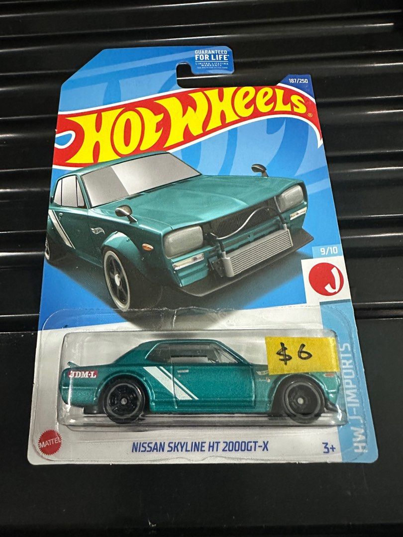 Hotwheels Nissan Skyline HT 2000GT-X Hakosuka Green, Hobbies