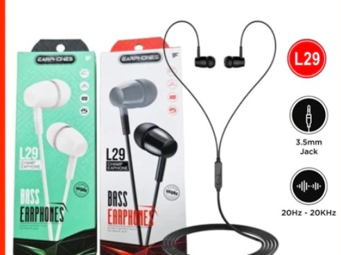 L29 Bass Stereo In-ear Earphone SCM2343, Audio, Headphones