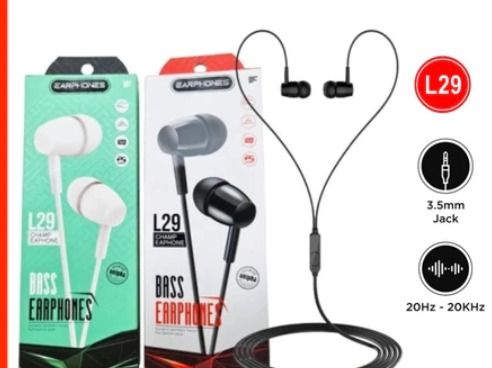 L29 Bass Stereo In-ear Earphone SCM2343, Audio, Headphones