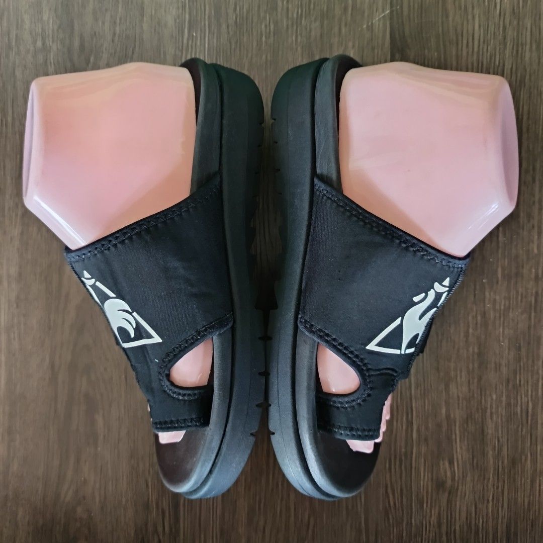 Le Coq Spotify Slippers Strap Black 6UK 25CM RM88 Men s Fashion Footwear Flipflops and Slides on Carousell