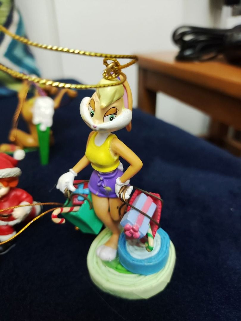 Lola Bunny Christmas Ornament (Category: Designer & Blind Box Toys) located in Manila. Submitted by gracedyf (Listing ID 1333565760, Image 2). Description: Lola Bunny Christmas Ornament RFS: decluttering Other Christmas items available, see my listings. Shipping c/o buyer.