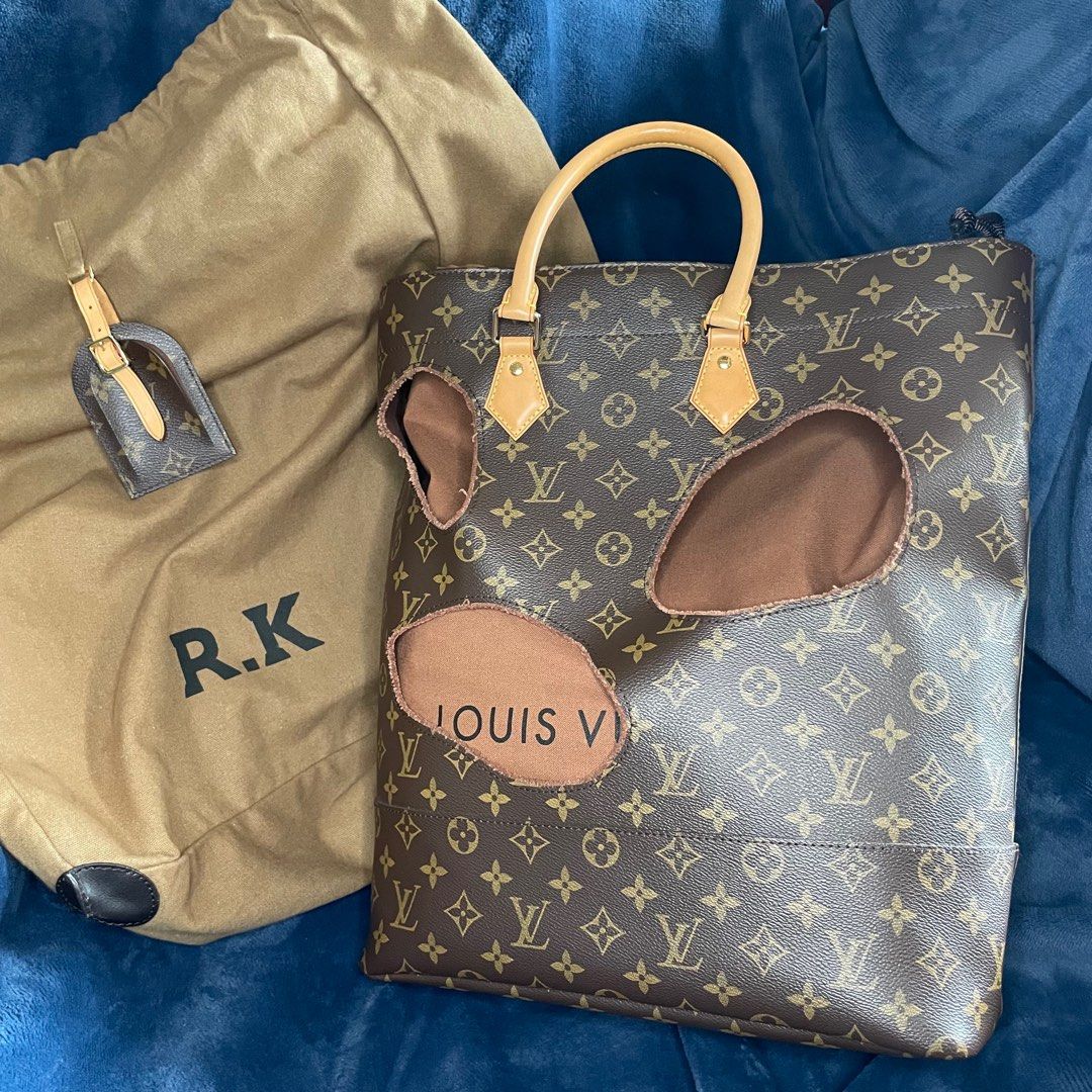 LV x comme des garcons cdg Louis Vuitton tote bag Carousell