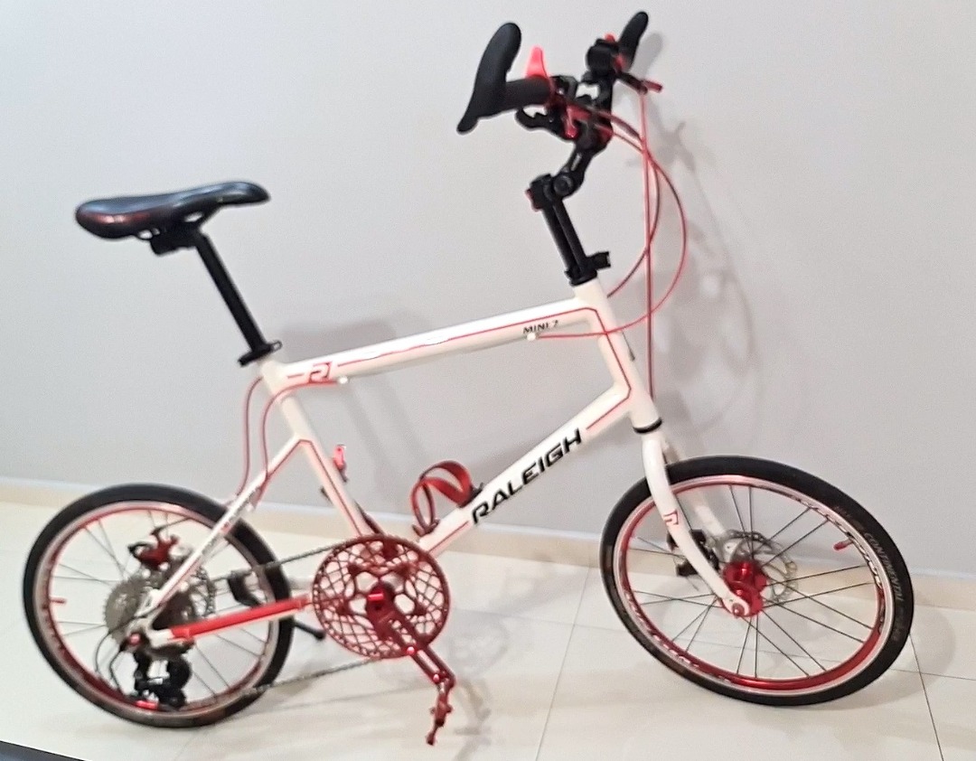 Mini Velo Raleigh Mini 7 White Red