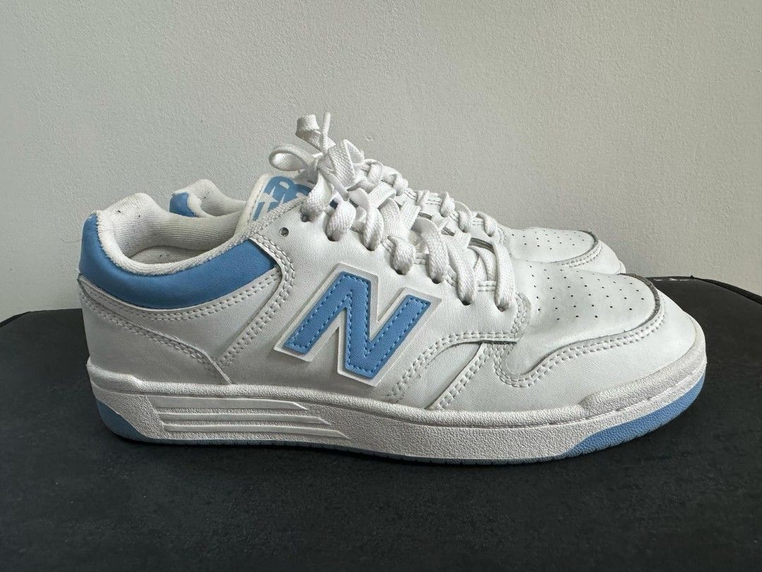 New Balance 480 UNC (Category: Sneakers) located in Manila. Submitted by kitju (Listing ID 1333660117, Image 1). Description: New Balance 480 UNC - Men’s 8.5 (see picture for accurate sizing) - Used twice - In good condition MOP: Gcash MOD: (c/o buyer) Lalamove, JNT, LBC. Meetup around Cavite Shipping from: Tanza, Cavite.