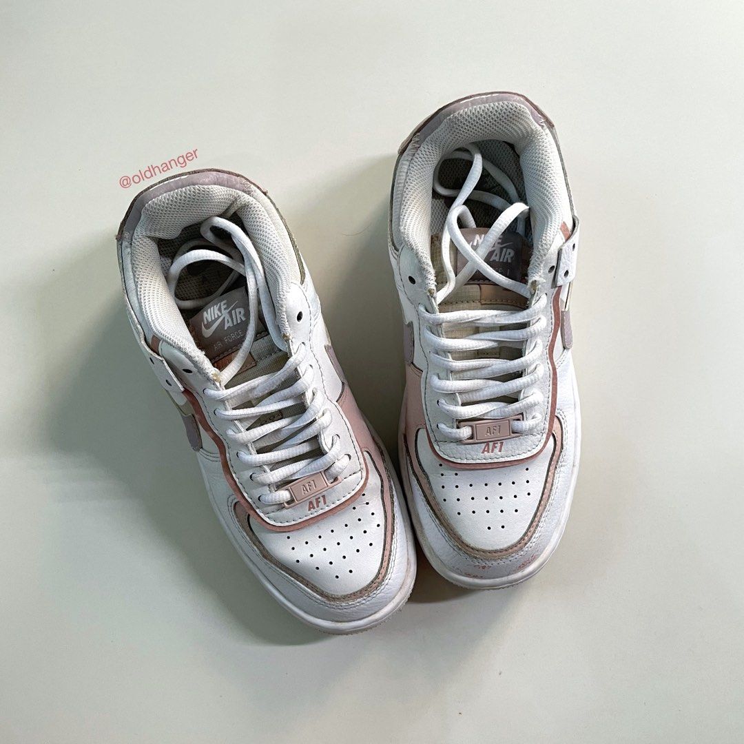 Sepatu Air Force 270 Original Vs Fake NIKE Air Force Shadow White