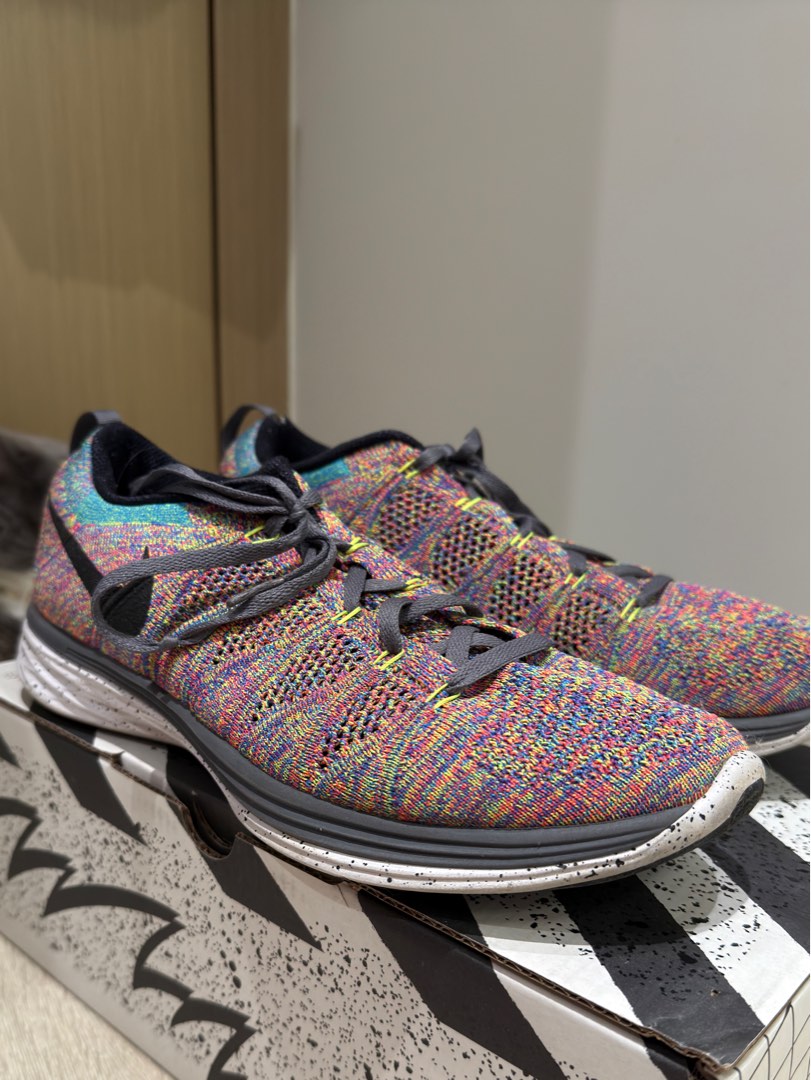 Nike Flyknit Lunar 1 id multi color Carousell