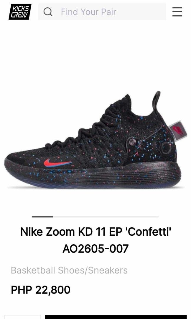 Nike kd 11 confetti on sale