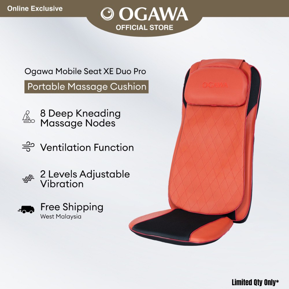 OGAWA Mobile Seat XE Duo Pro Portable Massage Cushion Health Nutrition Massage Devices on Carousell
