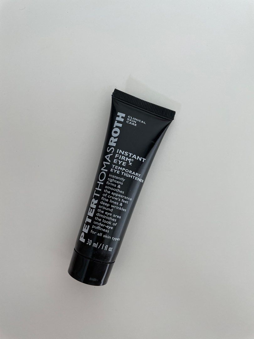 Peter Thomas Roth Temporary Eye Tightener 30ml (Category: Face Care) located in Manila. Submitted by oatchata (Listing ID 1333540269, Image 1). Description: - Used once only - Bought in Rockwell 4 mos ago for 2k+; Guaranteed authentic - Product only, no box included - Price is negotiable!.