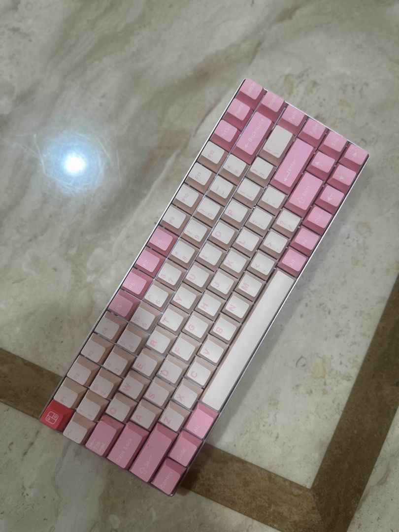 Pink Custom Keyboard, Computers & Tech, Parts & Accessories, Computer ...