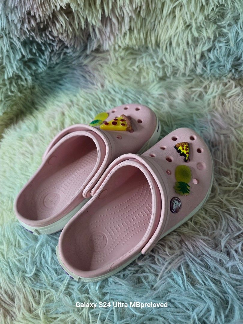 Preloved crocs for kids 12c13 18.5cm Babies Kids Babies Kids Fashion on Carousell